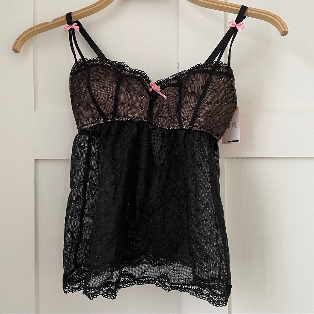NWT Betsey Johnson lingerie top